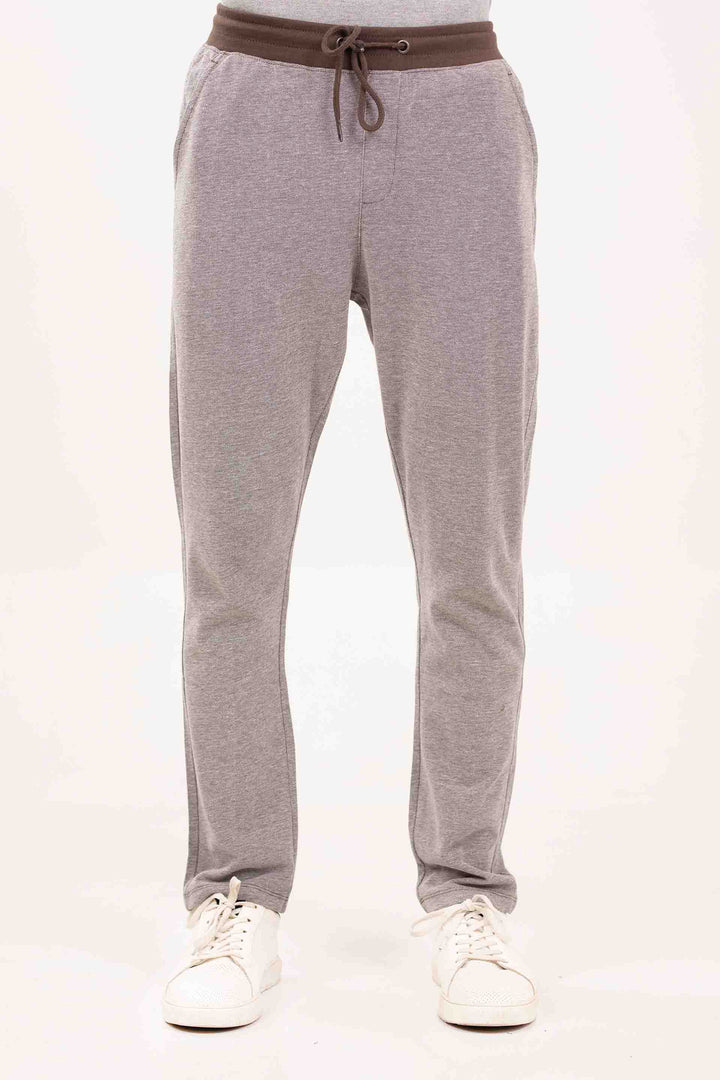 Basic Textured Trousers