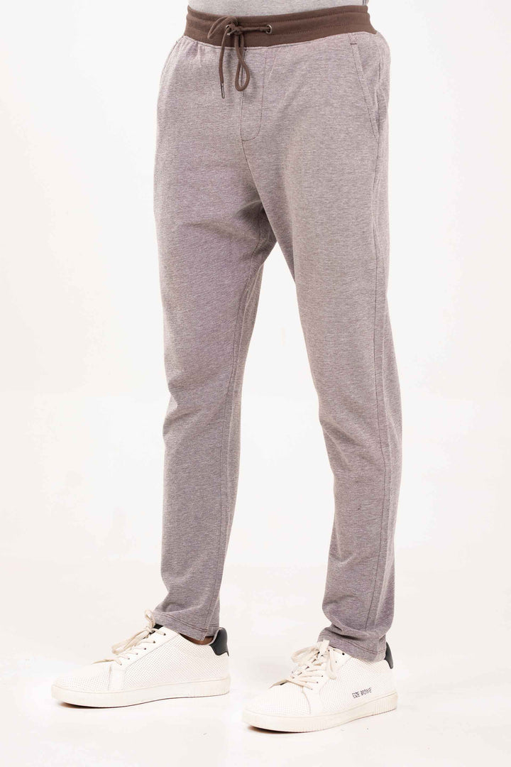 Basic Textured Trousers