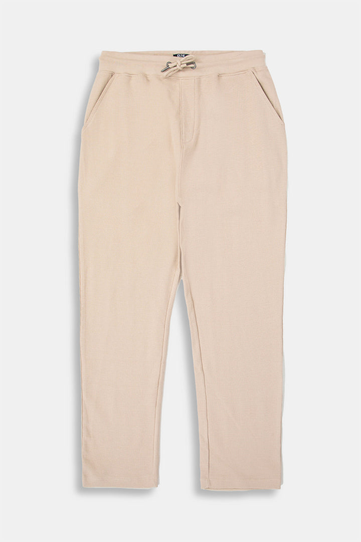 Basic Textured Trousers