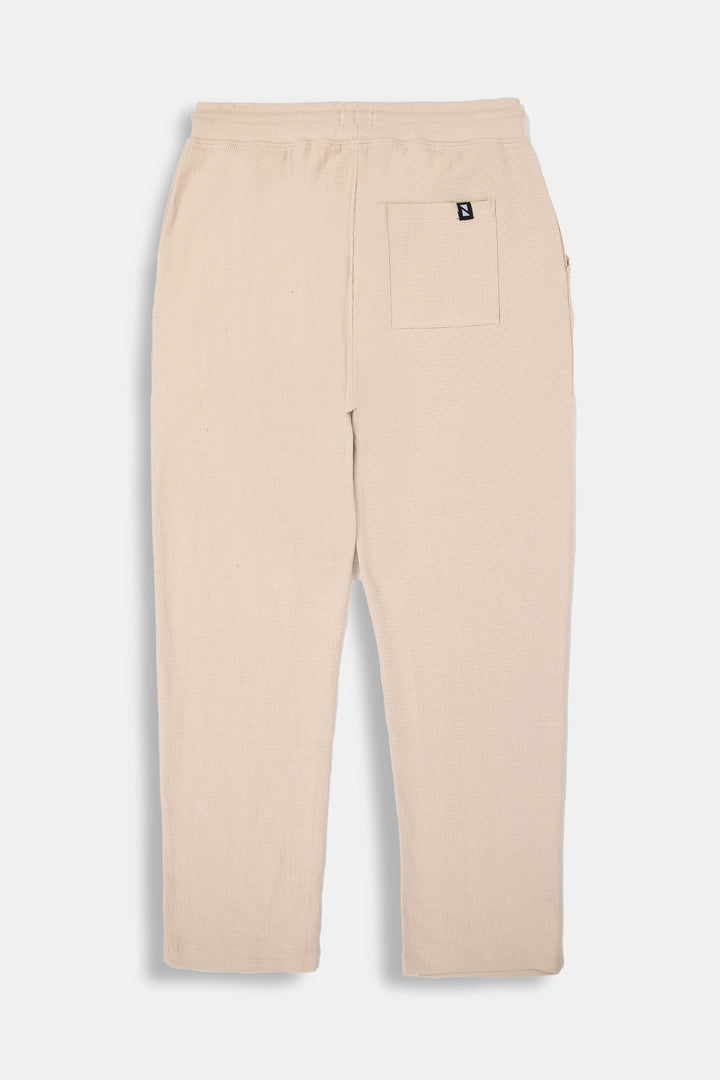 Basic Textured Trousers