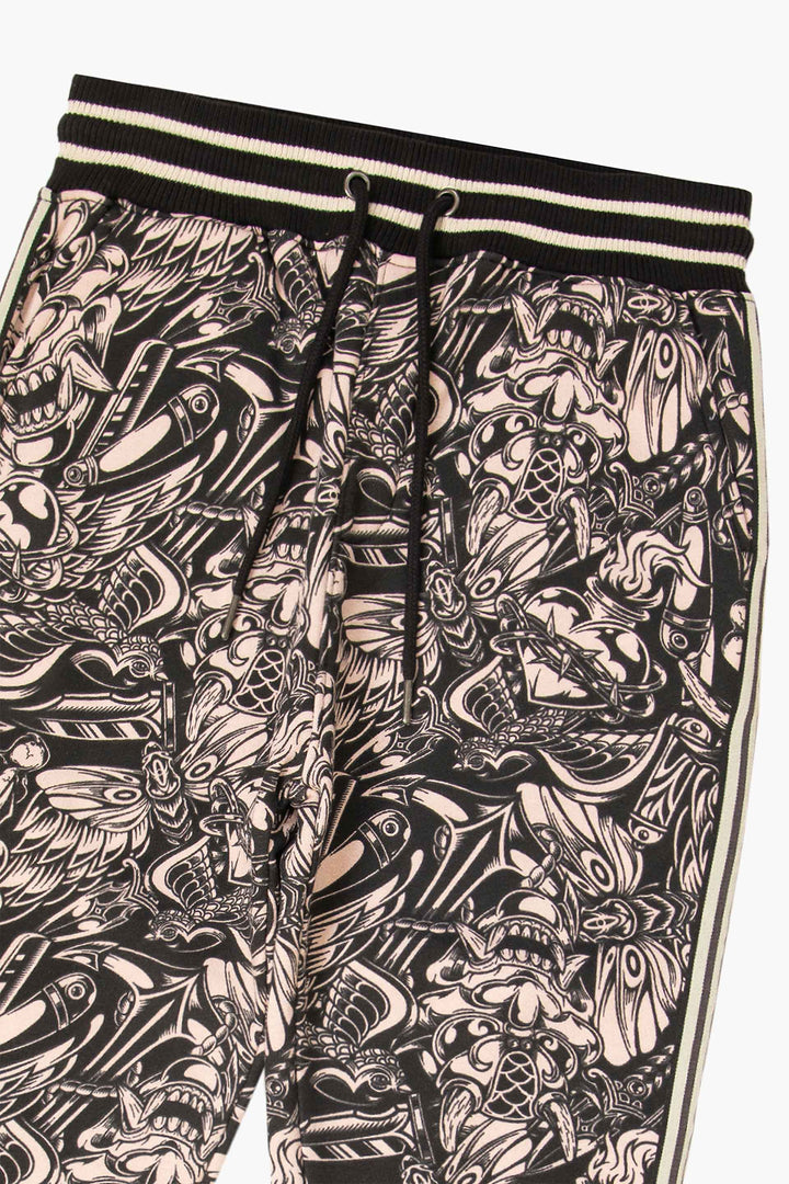 Printed Track Pants