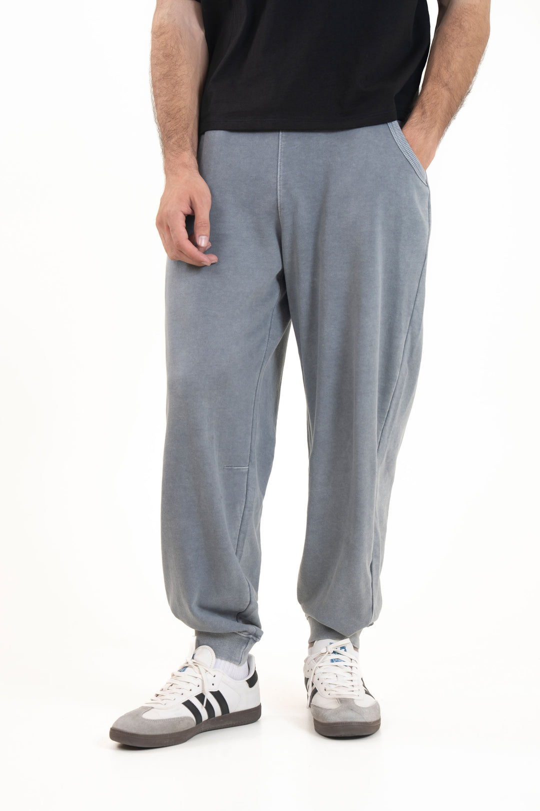 Washed Baggy Track Pants