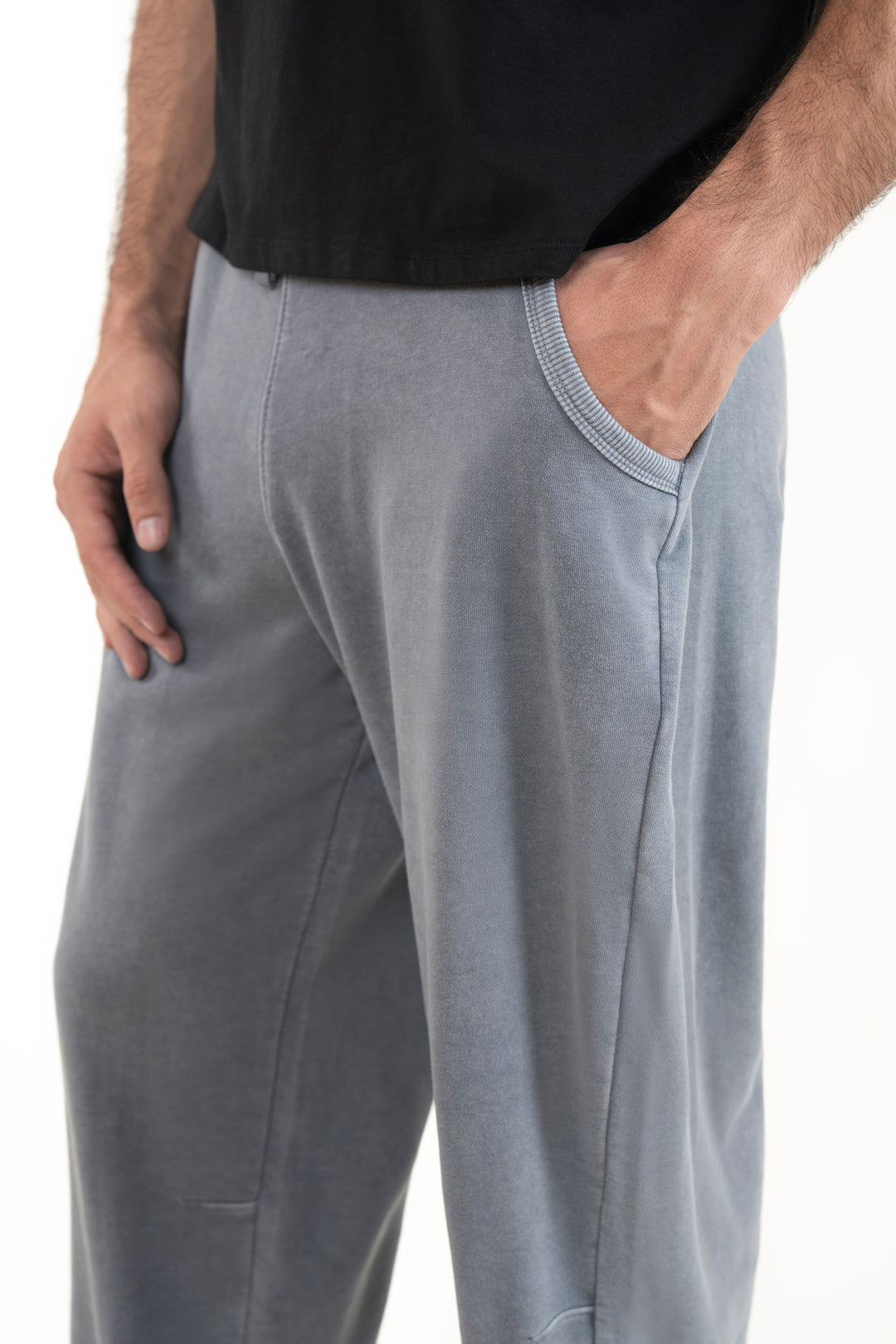 Washed Baggy Track Pants