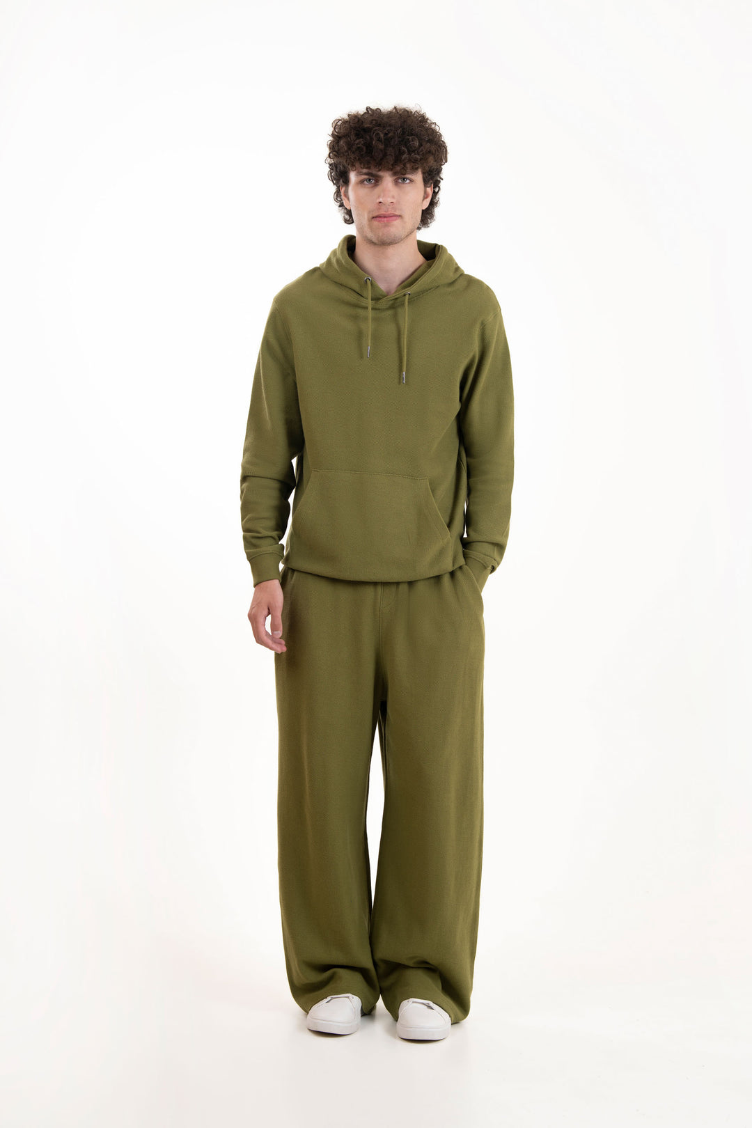 Baggy Textured Trousers