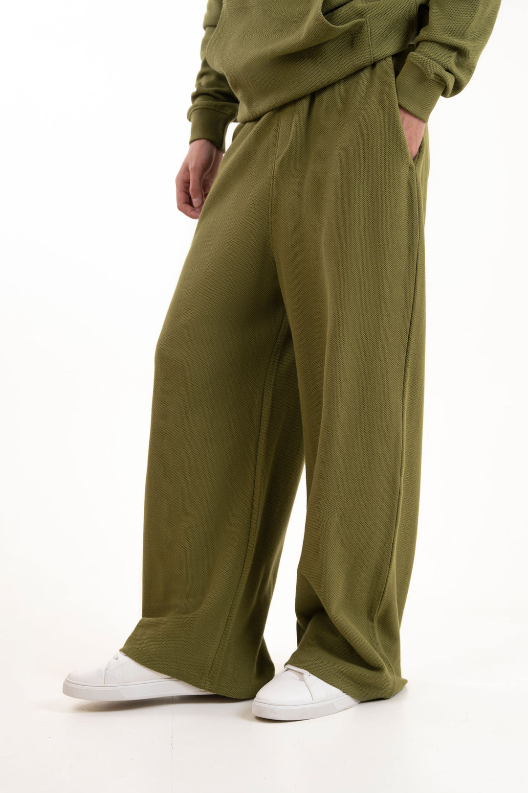 Baggy Textured Trousers