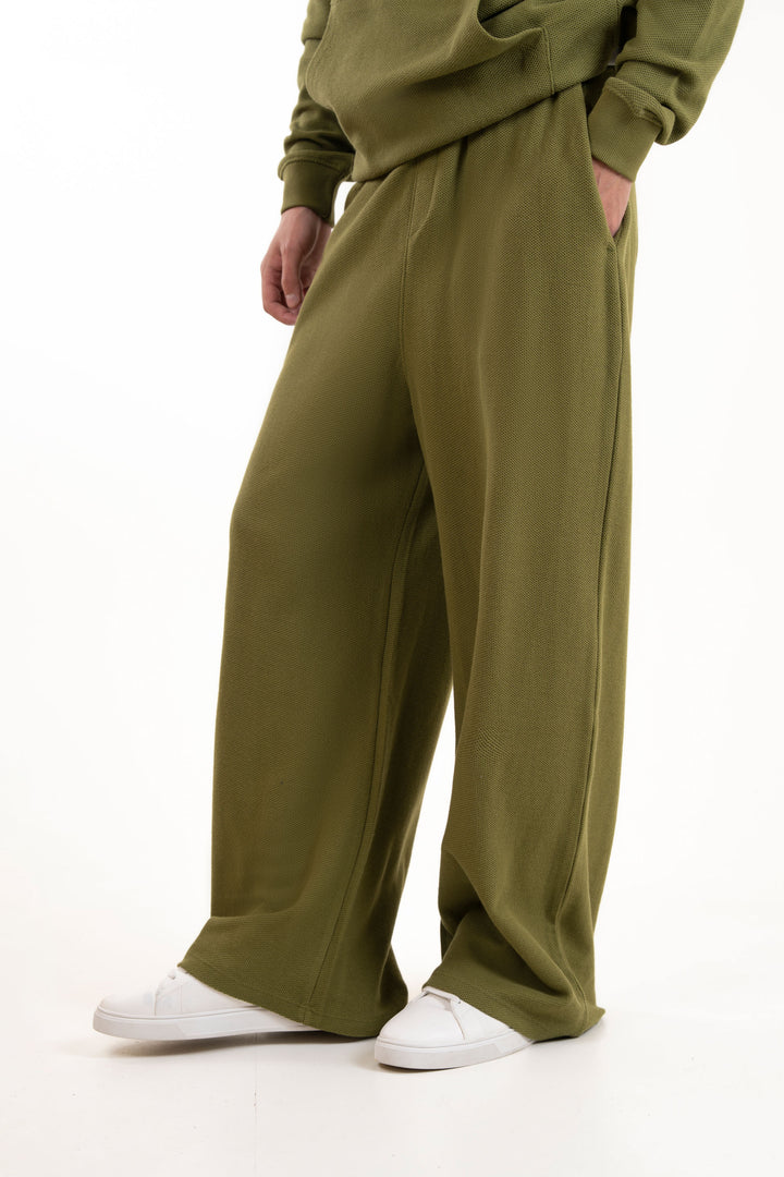 Baggy Textured Trousers