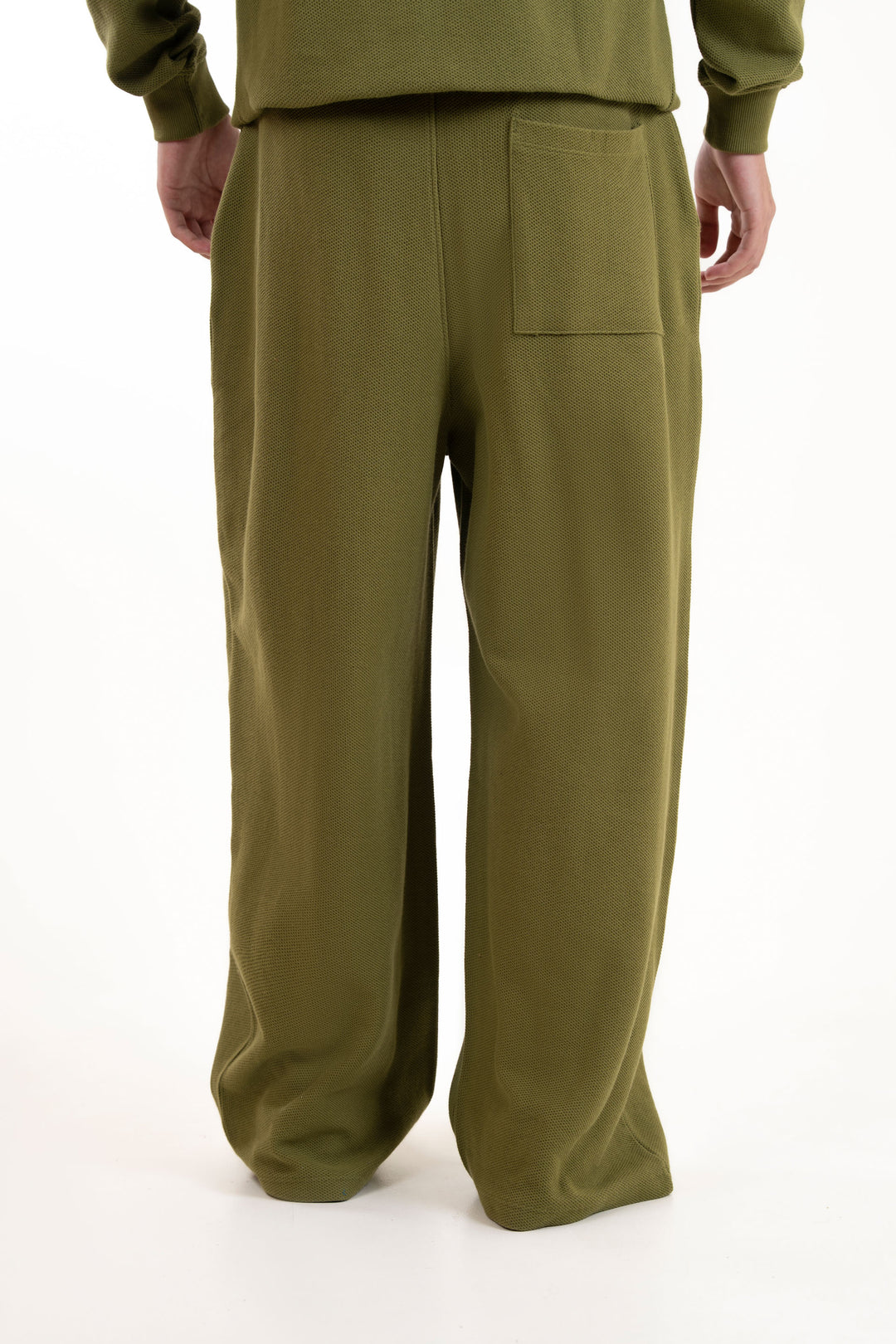 Baggy Textured Trousers