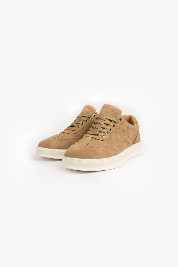 Logo Sneakers Brown