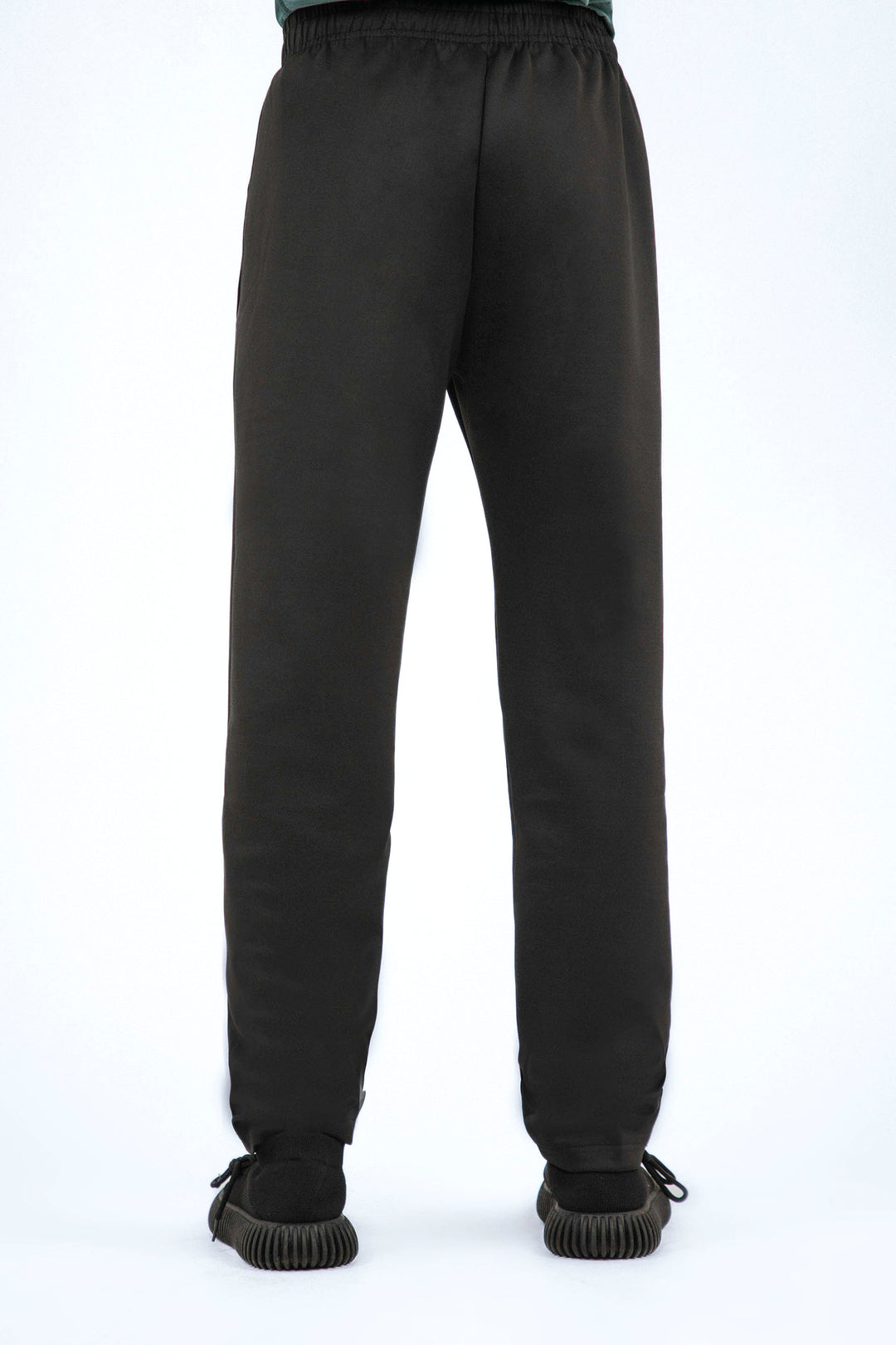 Open Hem Pants Black/Grey