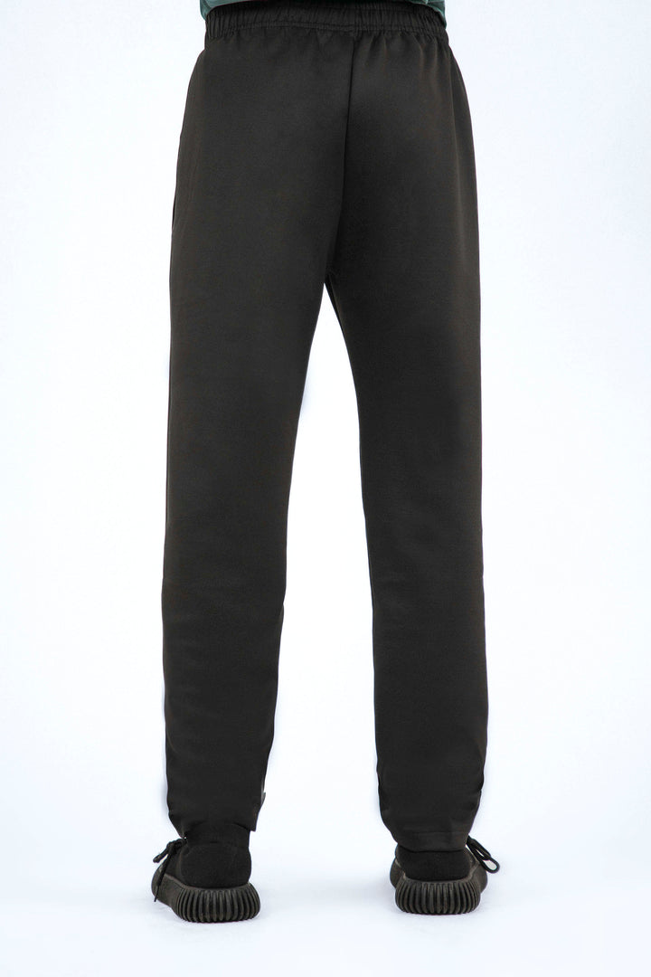 Open Hem Pants Black/Grey