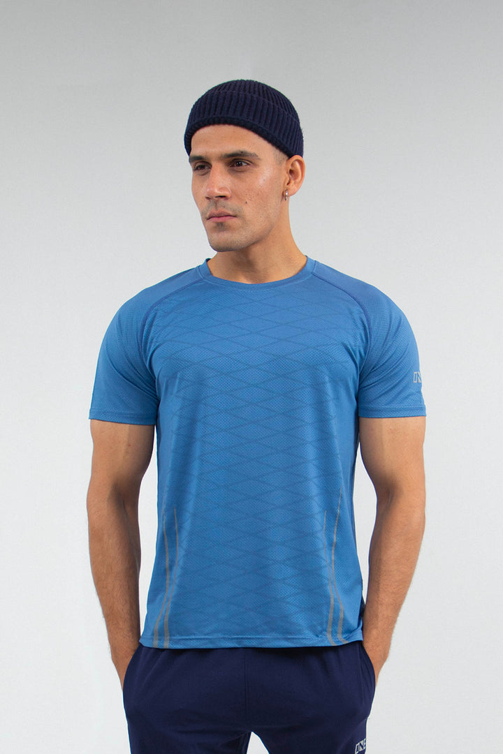 Crew Neck Tee Blue