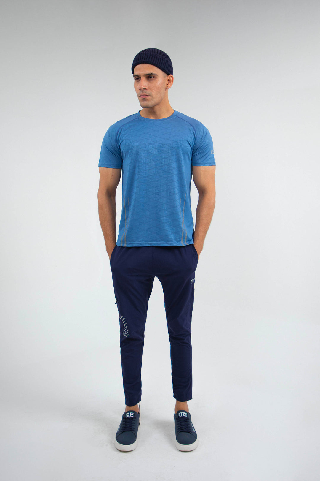 Crew Neck Tee Blue