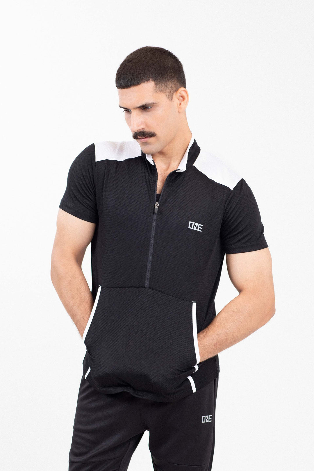 Zipped Gym Tee