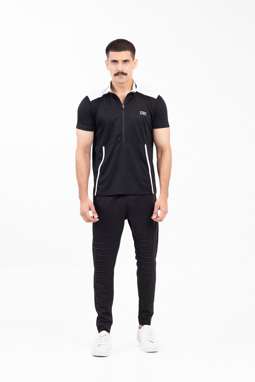 Zipped Gym Tee