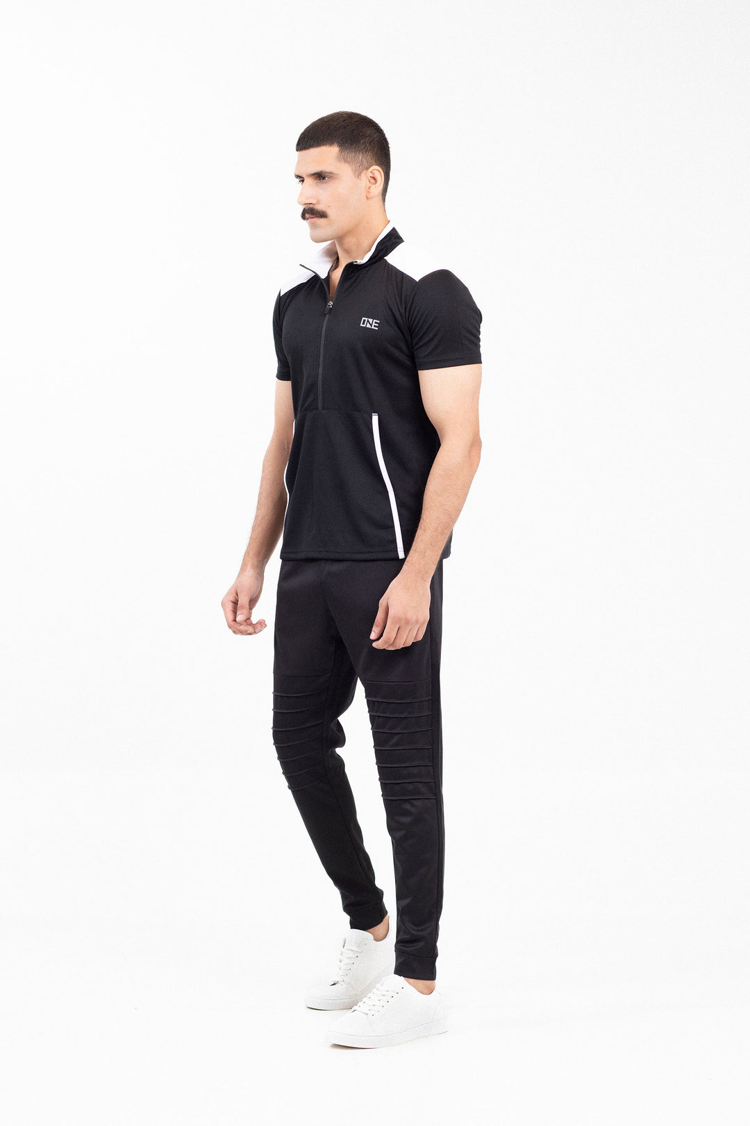 Zipped Gym Tee