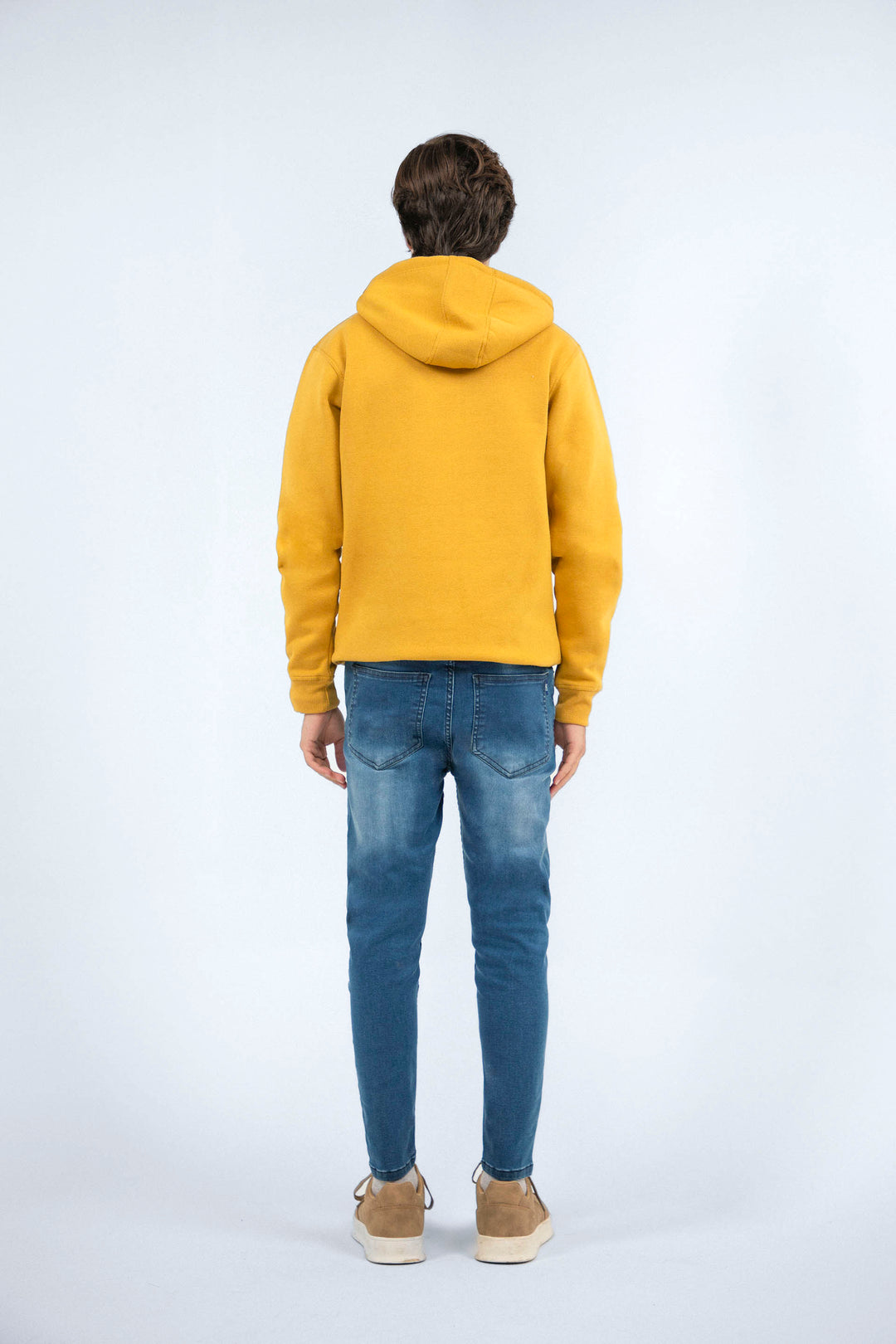 Basic Pullover Hoodie Mustard