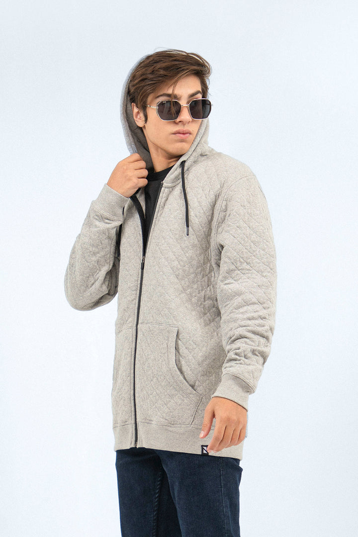 Comfort Zipper Hoodie Grey