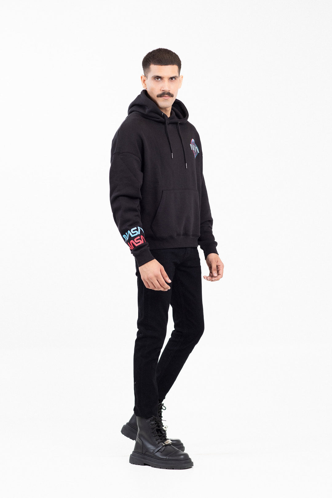Drop Shuolder Baggy Hoodie