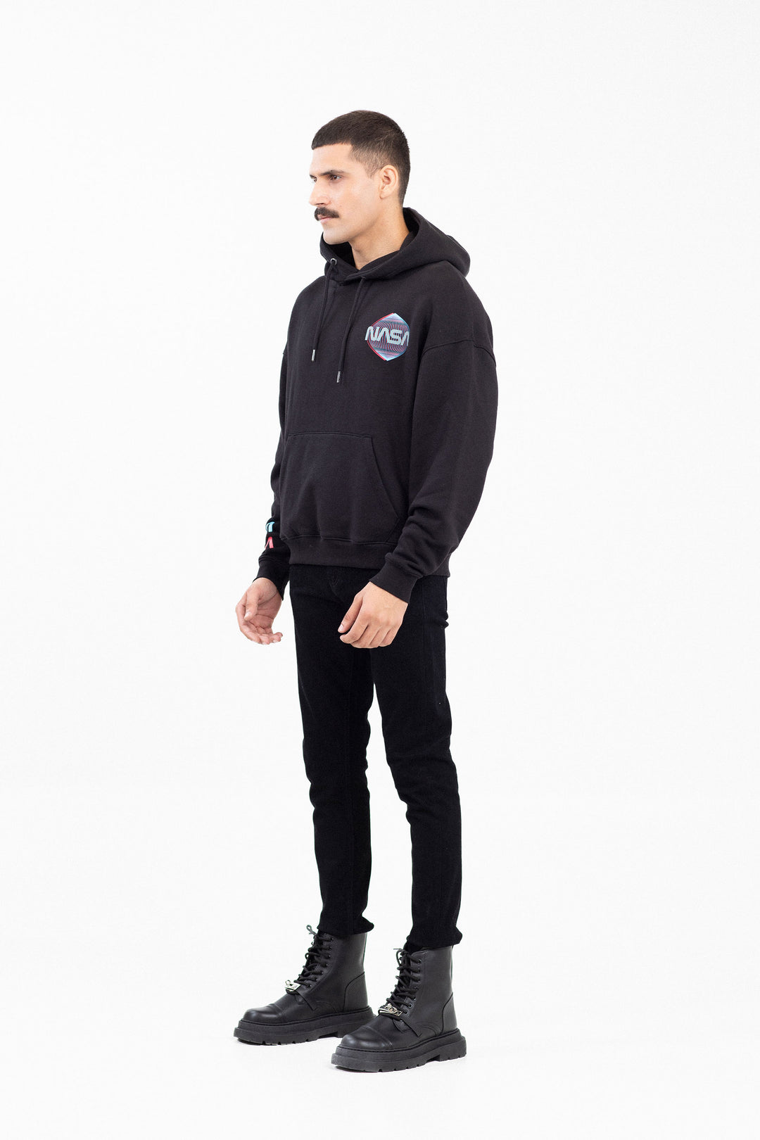 Drop Shuolder Baggy Hoodie