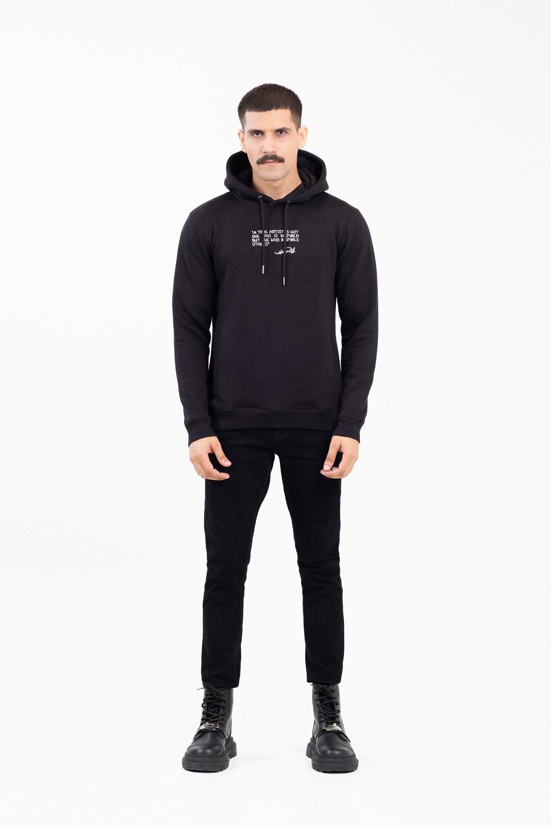 Embroidered Pullover Hoodie – ONE