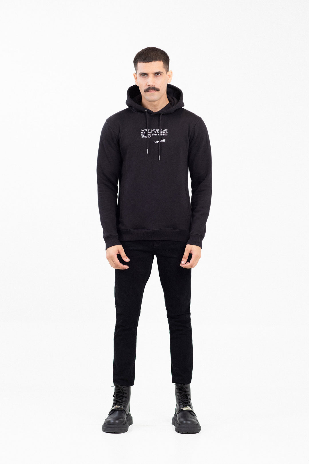 Embroidered Pullover Hoodie
