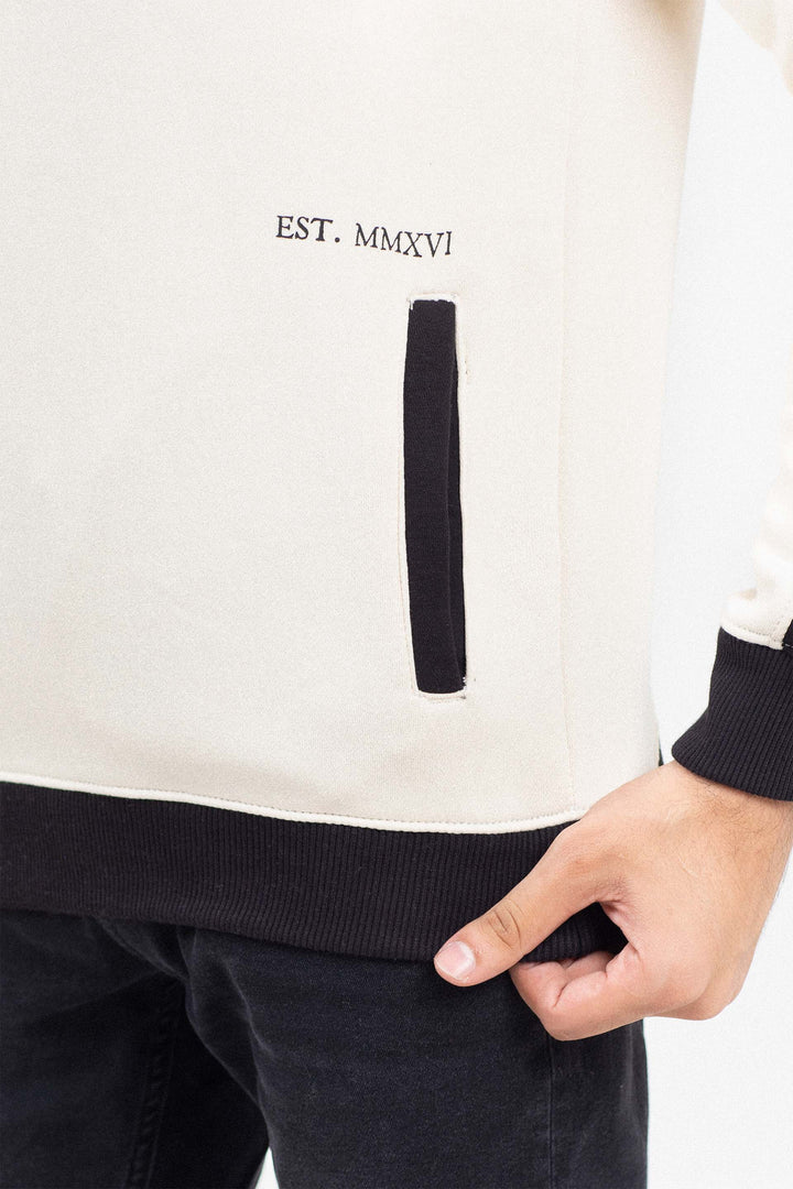 Panel Pullover Hoodie