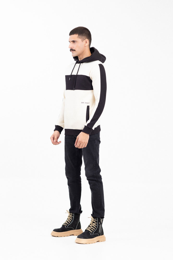 Panel Pullover Hoodie