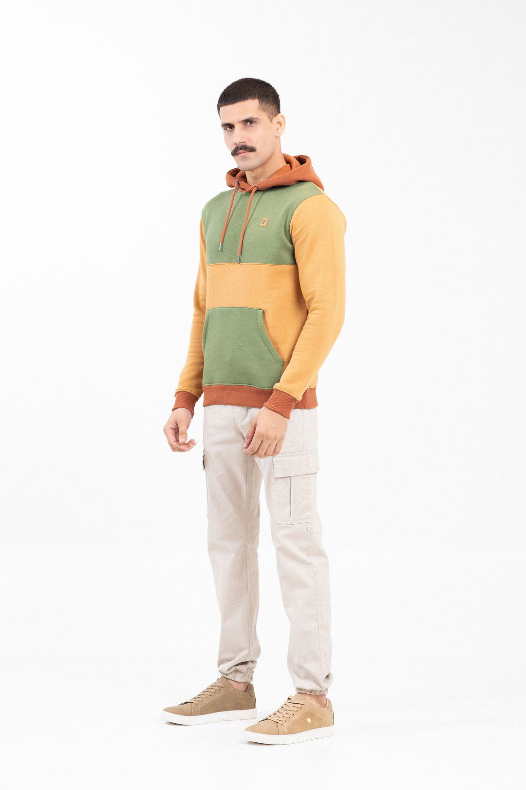 Colour Block Hoodie