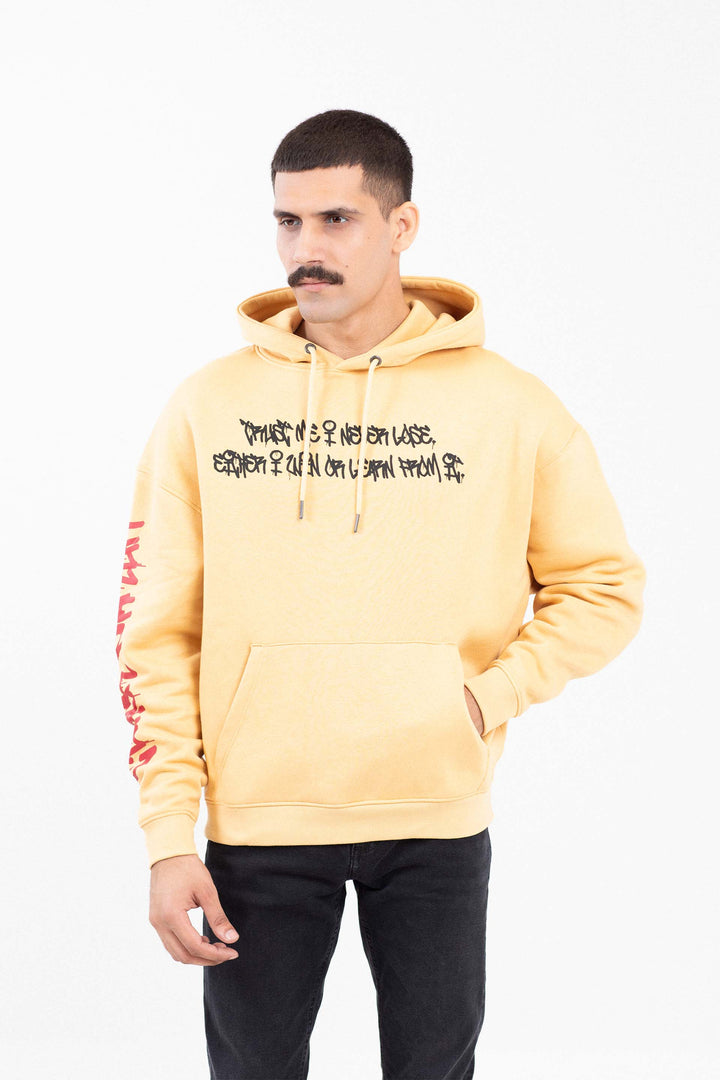 Drop Shuolder Baggy Hoodie