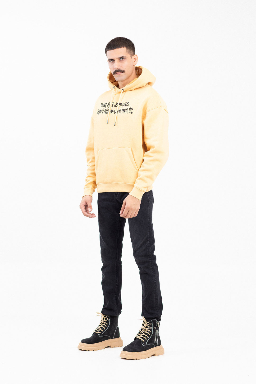 Drop Shuolder Baggy Hoodie