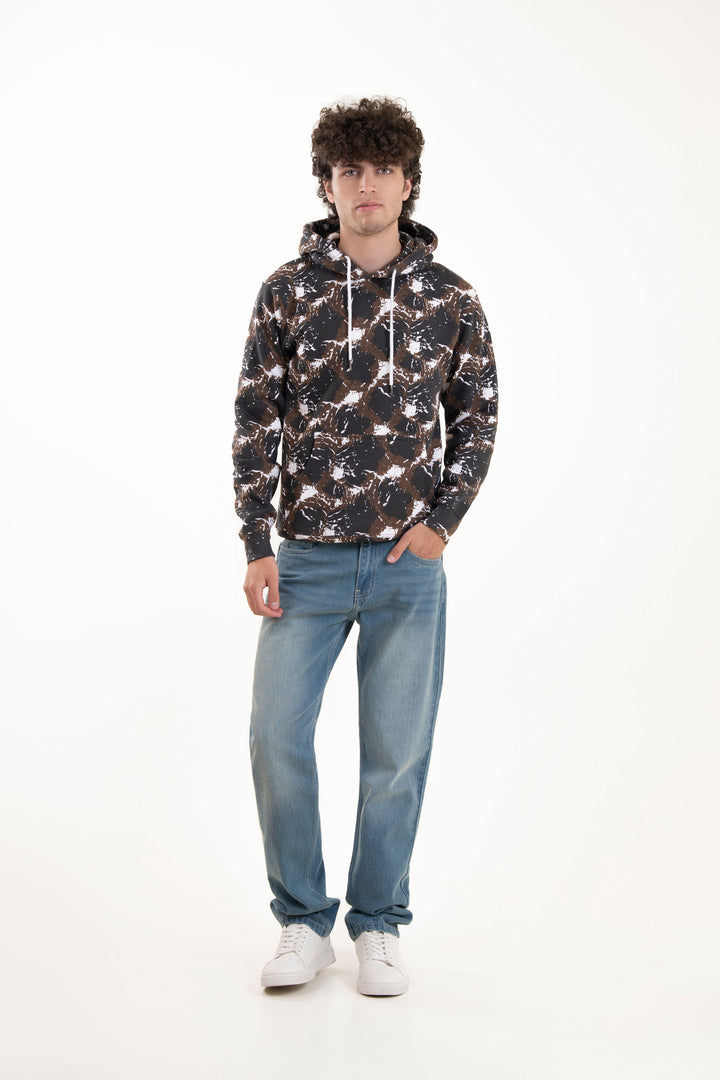 Regular Printed Hoodie