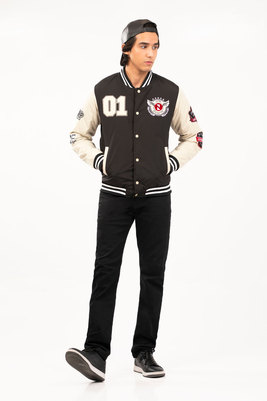 Applique Varsity Jacket