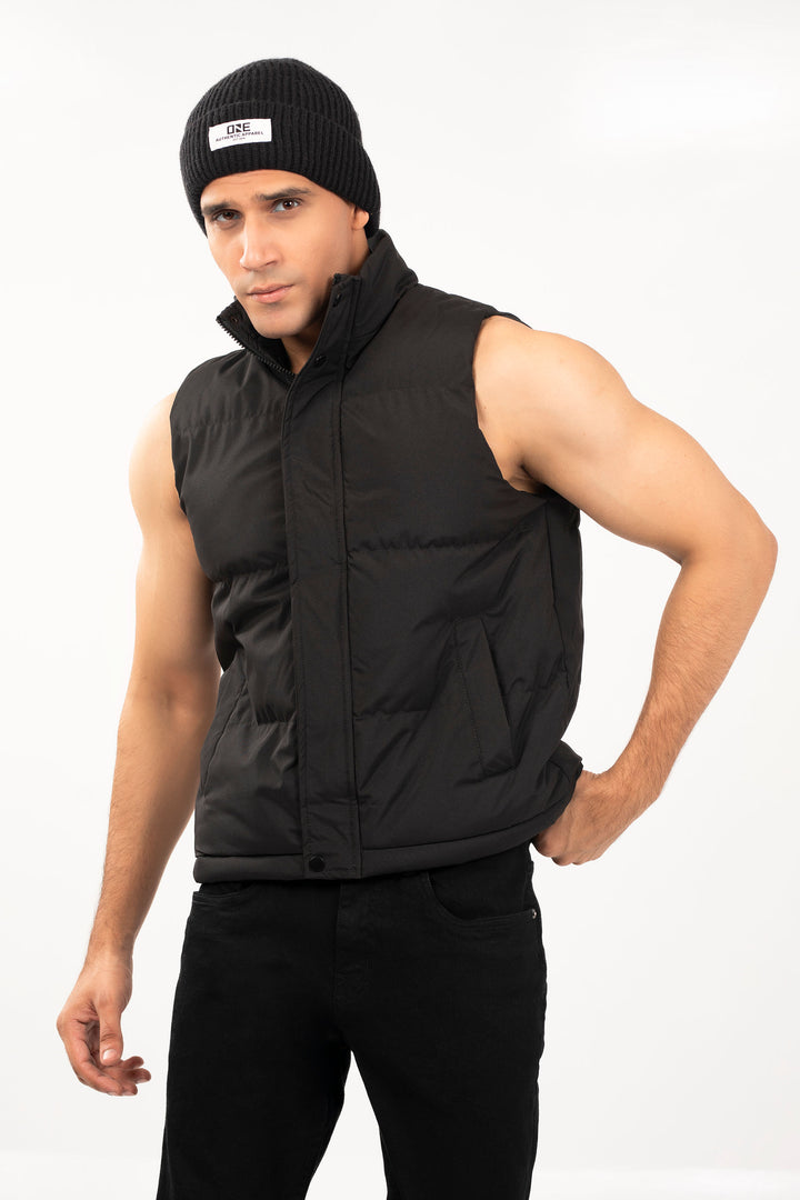 Sleeveless Bomber Jacket