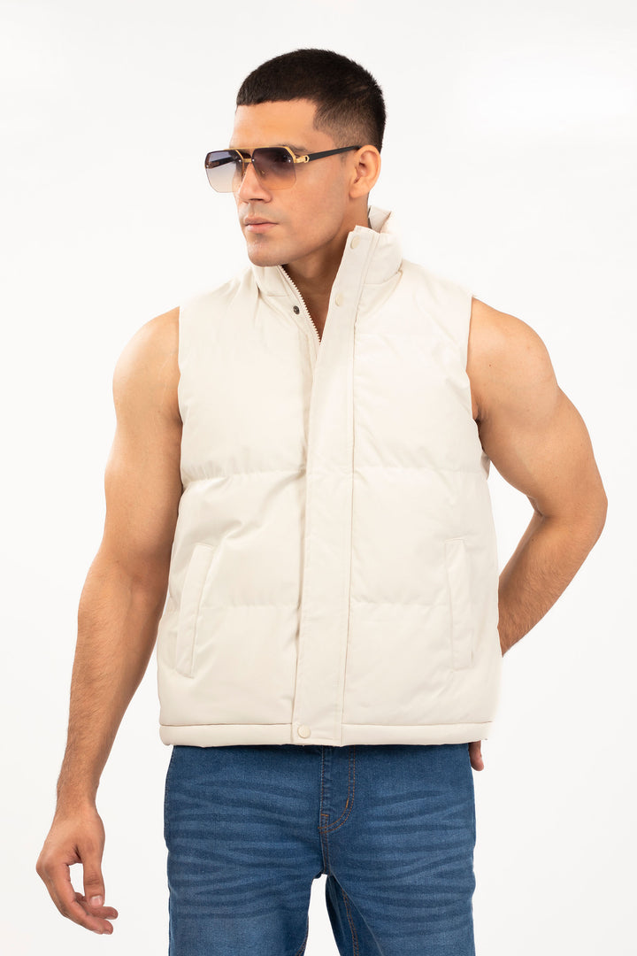 Sleeveless Bomber Jacket