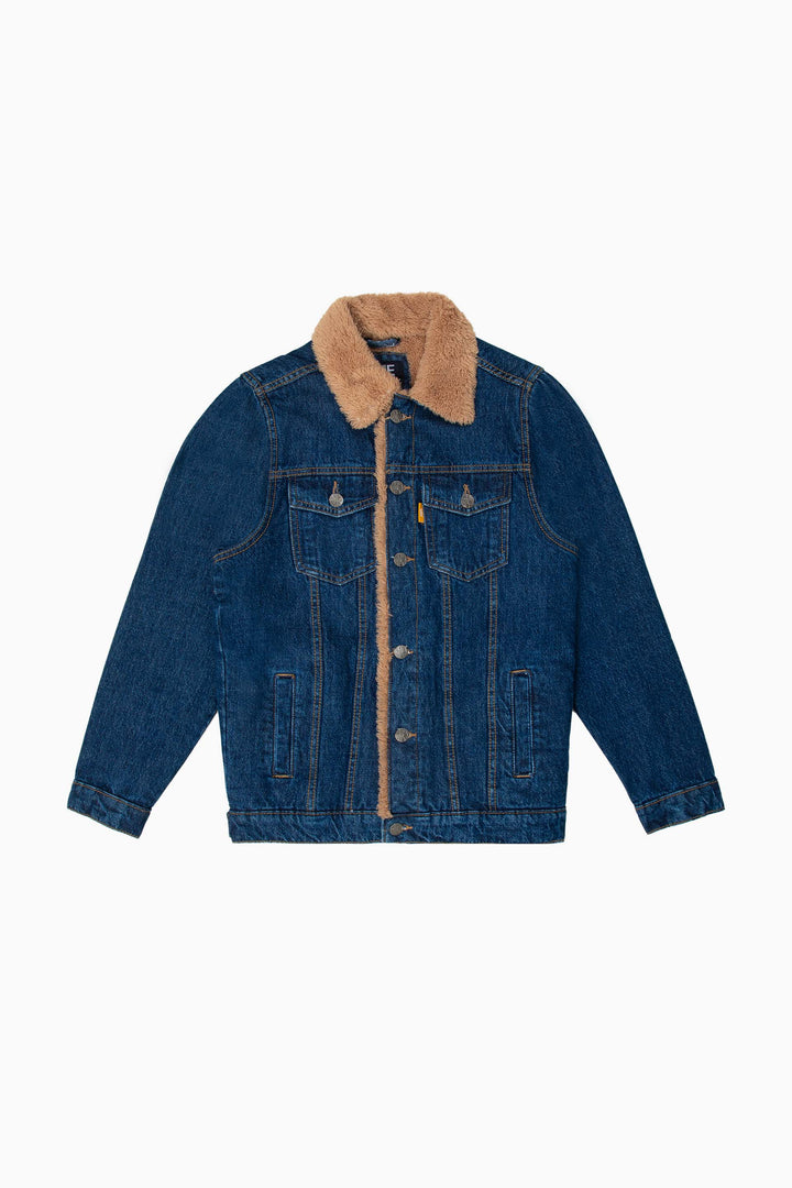 Denim Sherpa Jacket