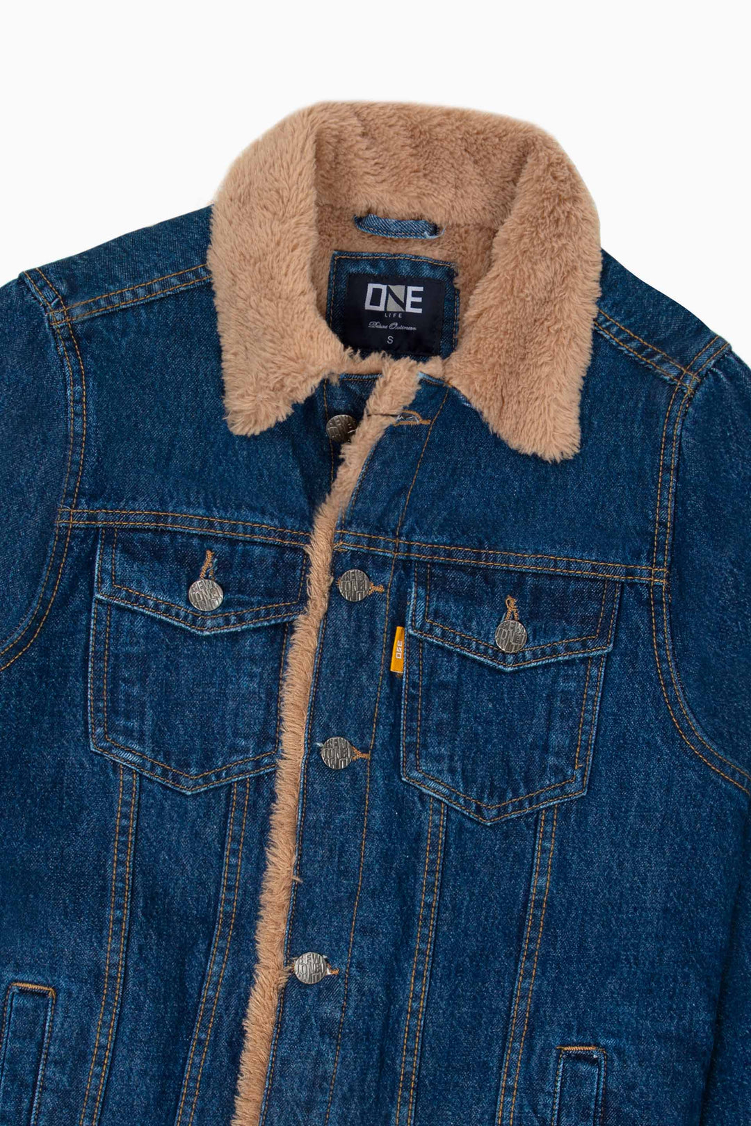 Denim Sherpa Jacket