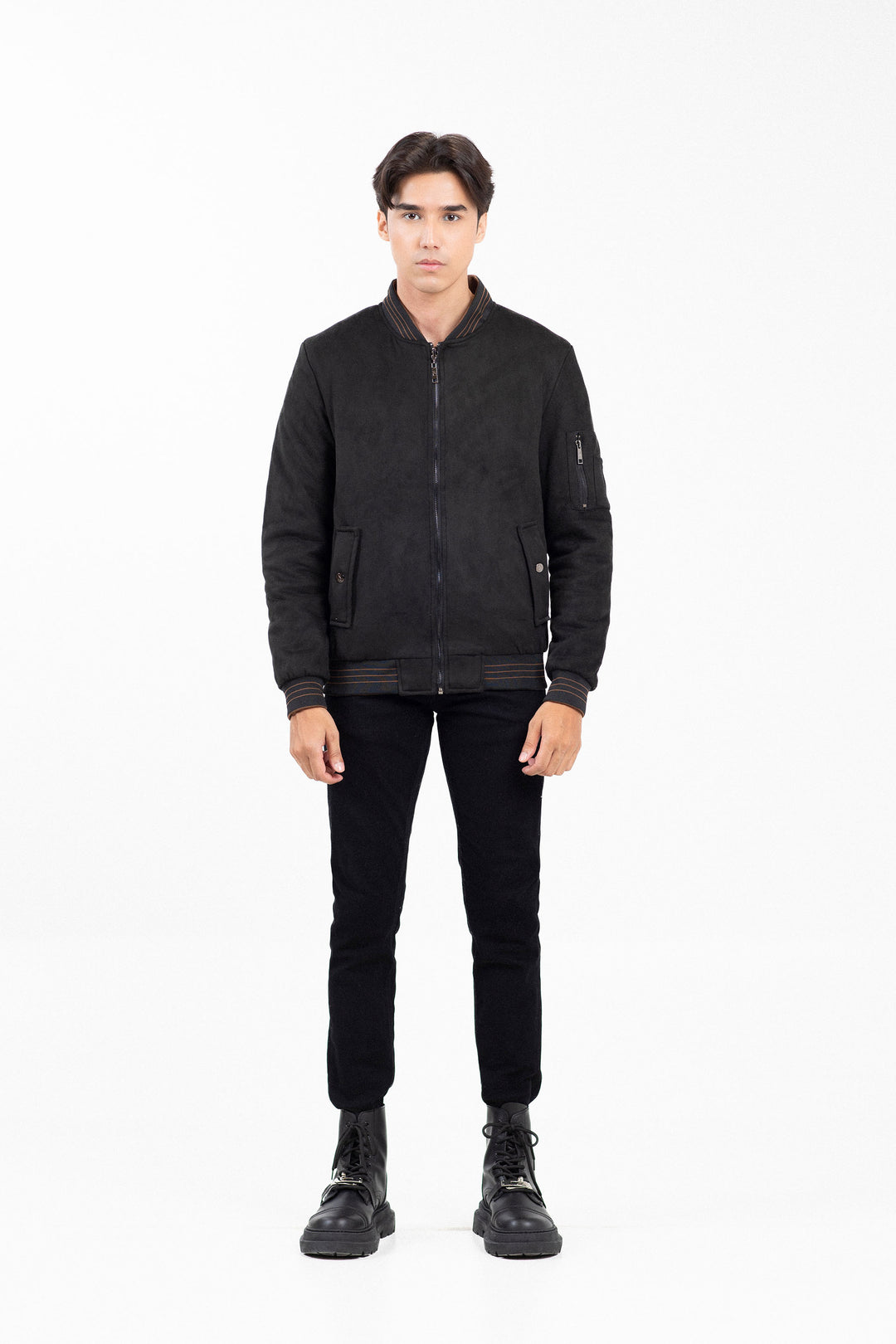 Convertible Suede Jacket