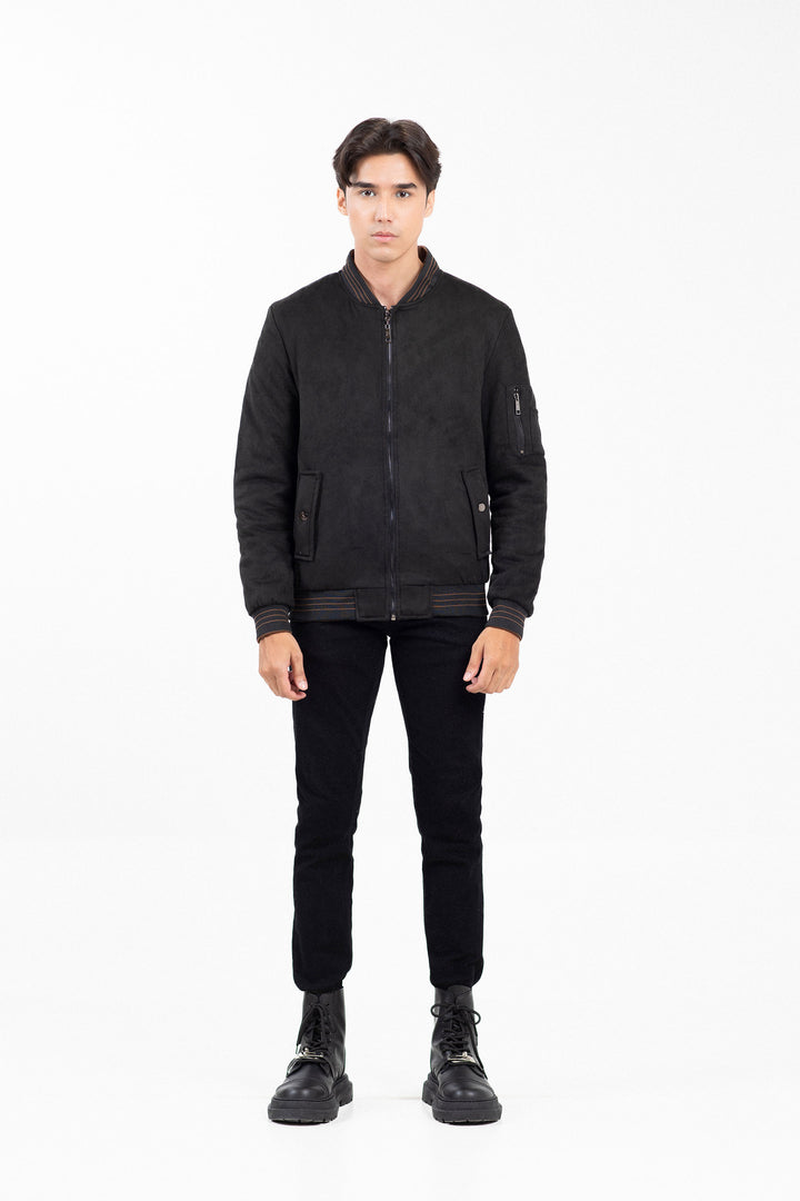 Convertible Suede Jacket