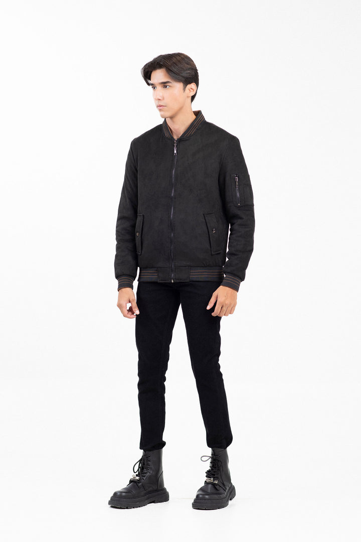 Convertible Suede Jacket