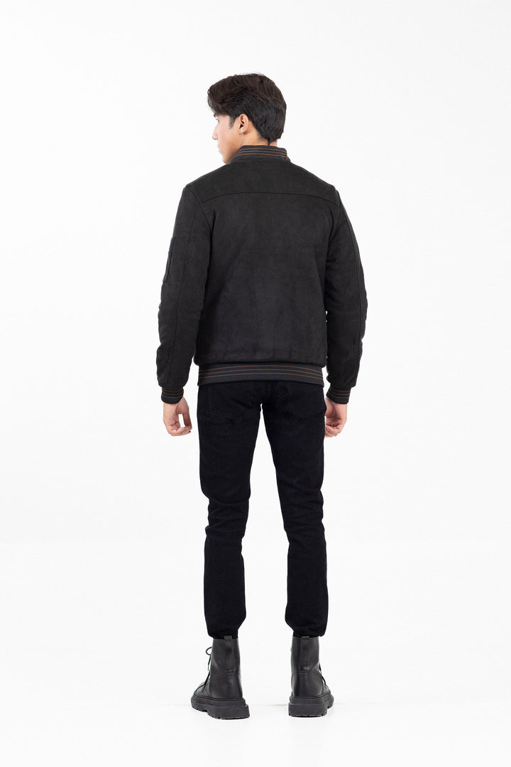 Convertible Suede Jacket