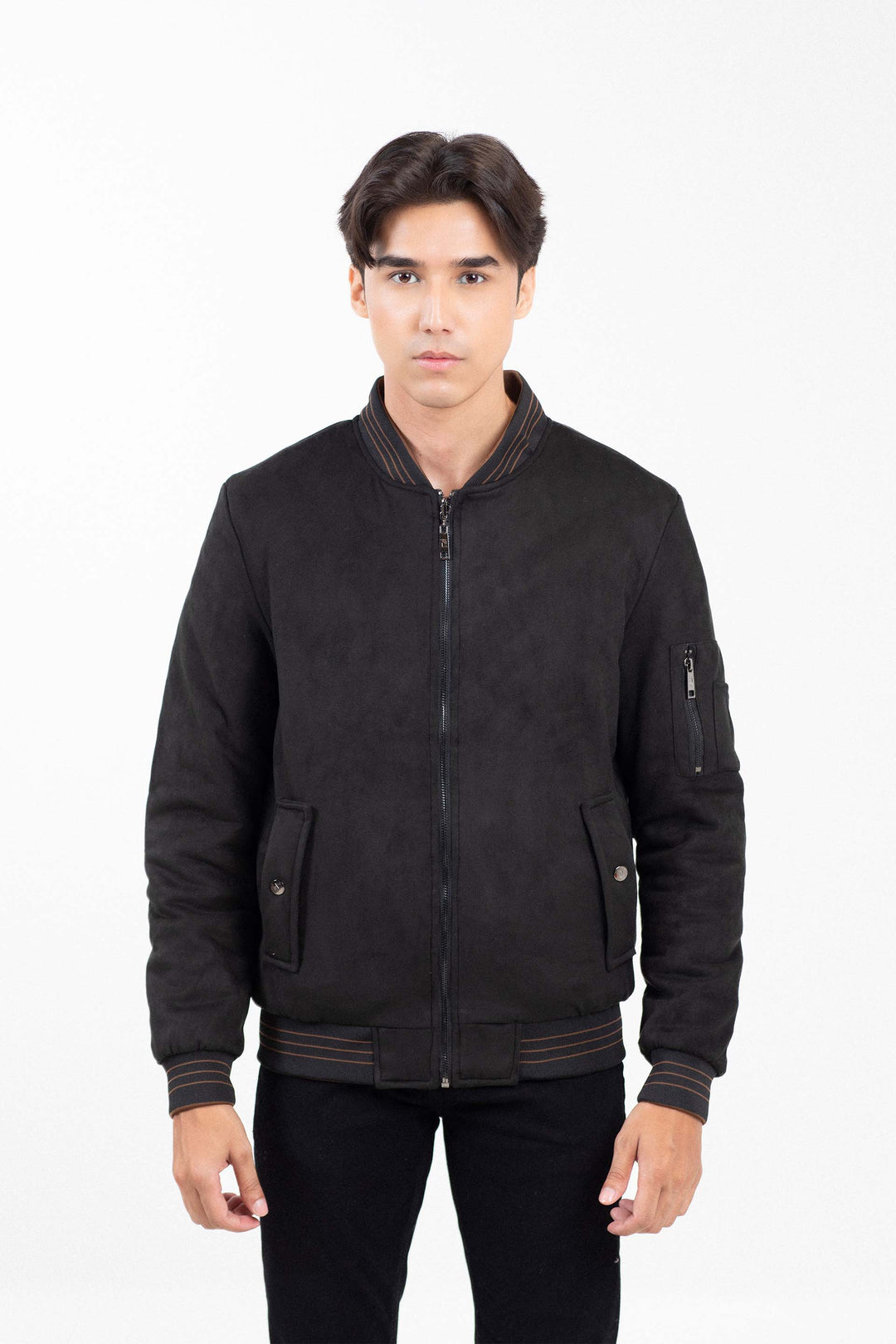 Convertible Suede Jacket