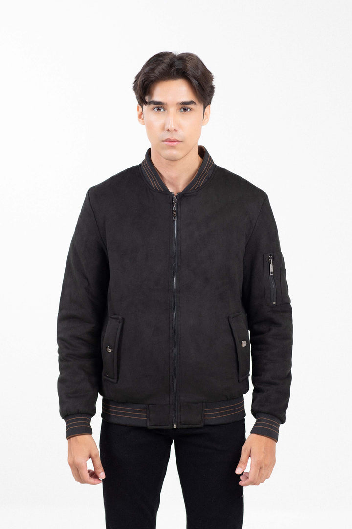 Convertible Suede Jacket