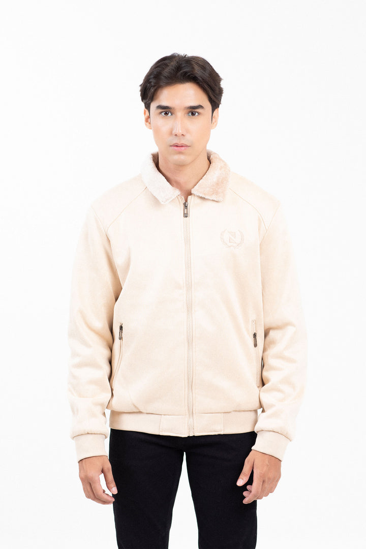 Sherpa Suede Jacket
