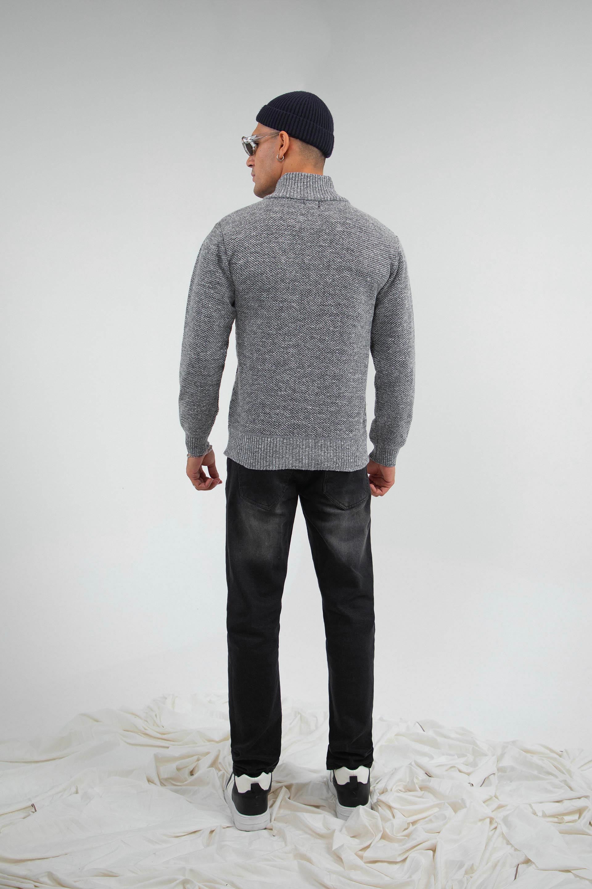 Zipper Sweater Grey