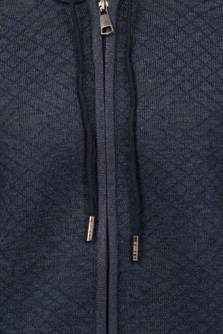 Hooded Zipper Sweater