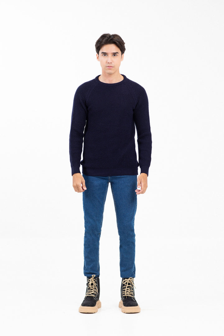 Textured Raglan Sweater