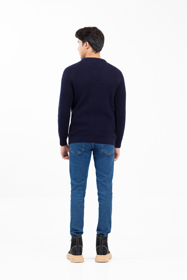 Textured Raglan Sweater