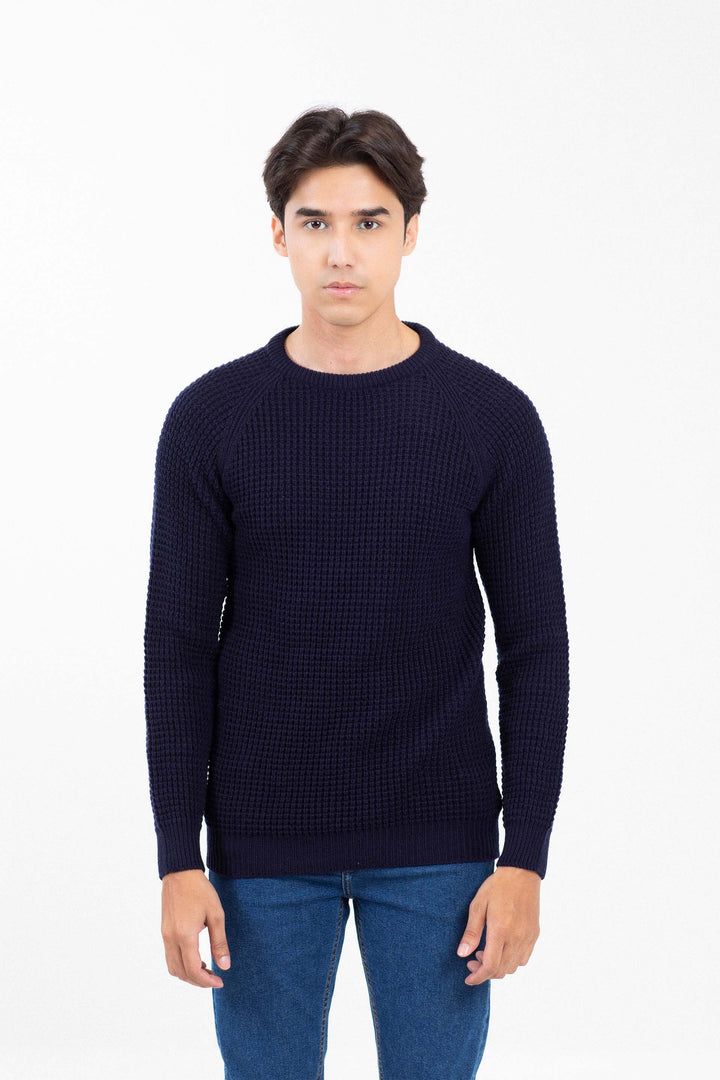 Textured Raglan Sweater