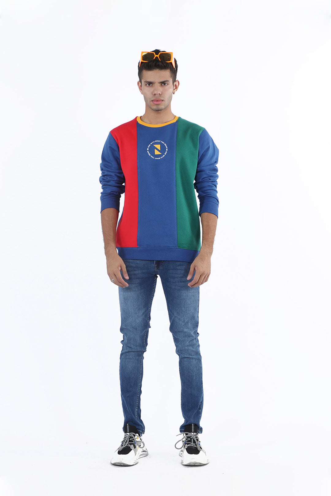 Colour Blocked Sweatshirt Multi