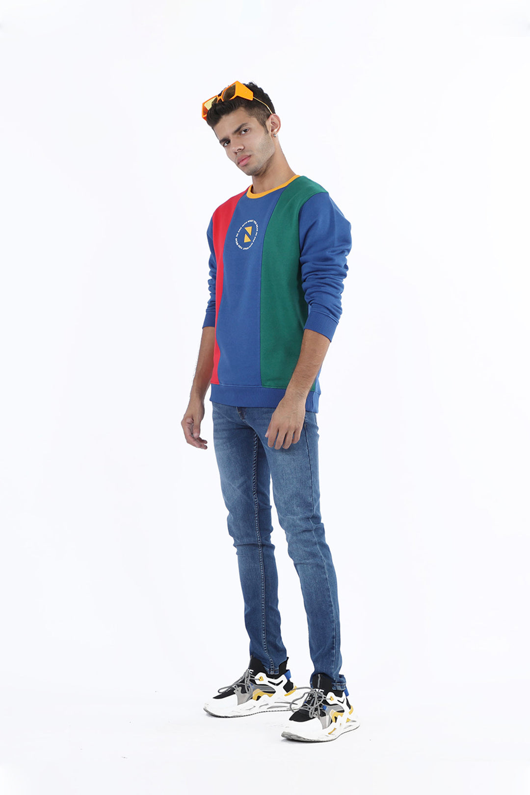 Colour Blocked Sweatshirt Multi